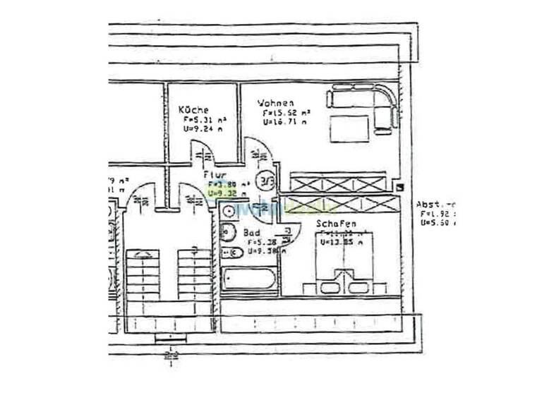 Wohnung zur Miete 269 € 2 Zimmer 37 m² 2. Geschoss frei ab 01.06.2026 Straße des Friedens 1 Neukirchen Borna 04552