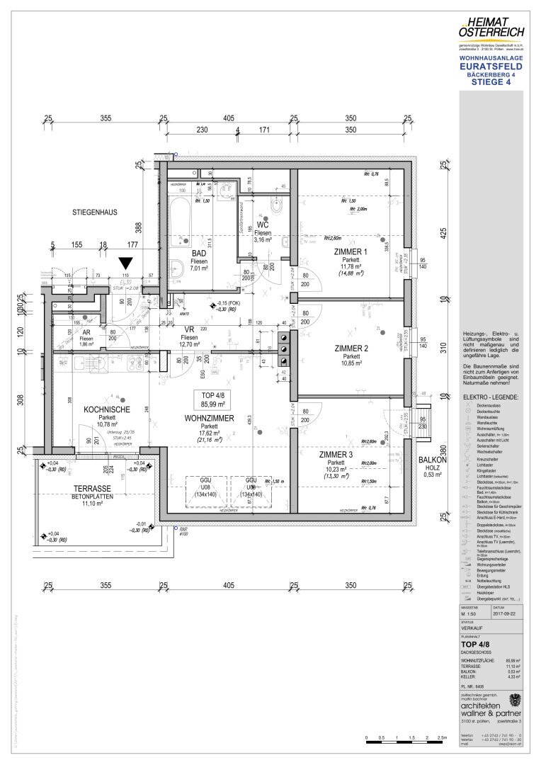 Wohnung zur Miete 877 € 4 Zimmer 86 m²<br/>Wohnfläche Bäckerberg, Euratsfeld Euratsfeld 3324