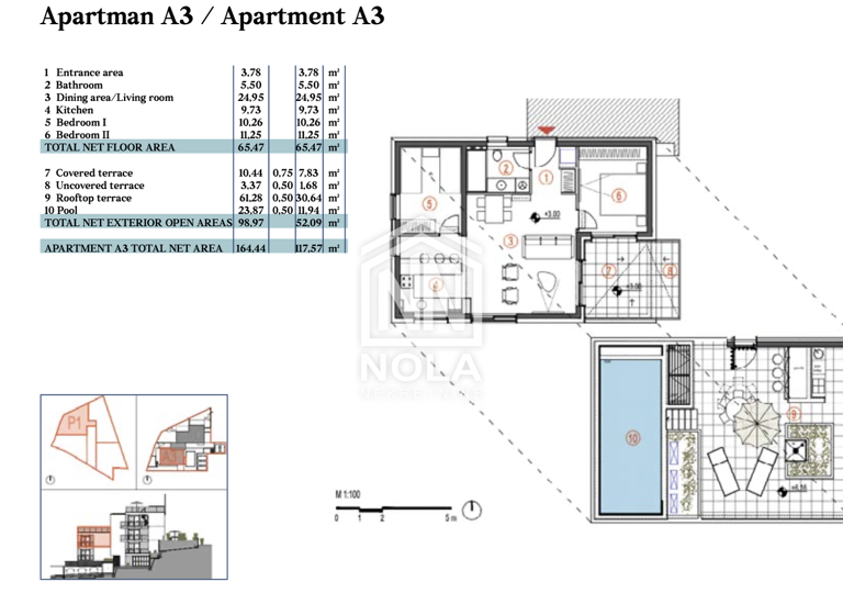 Wohnung zum Kauf 705.420 € 3 Zimmer 1. Geschoss Primosten 22202
