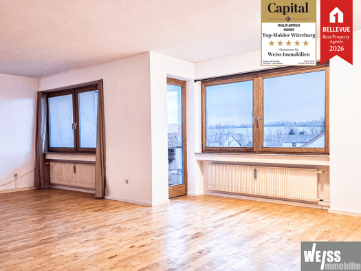 Wohnung zur Miete 1.000 € 3 Zimmer 106 m² 2. Geschoss Fliederstraße 5 Volkach 97332