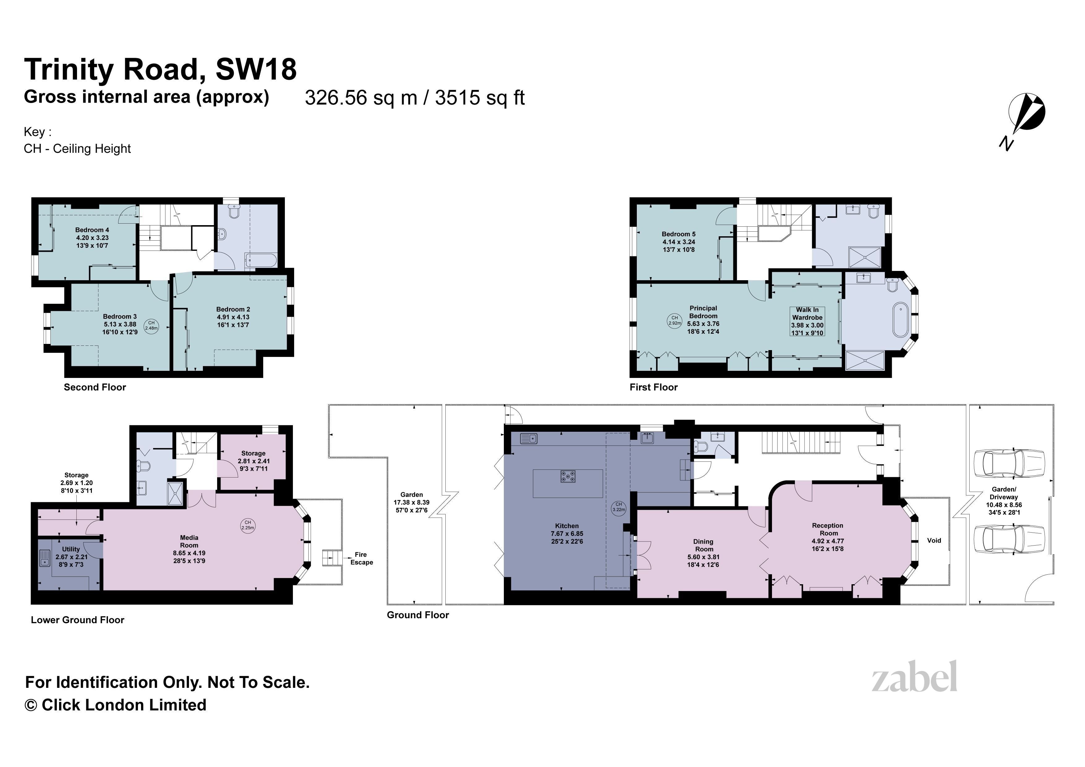 Haus zum Kauf provisionsfrei 3.467.180 € 6 Zimmer 326,6 m²<br/>Wohnfläche London SW18 3RQ