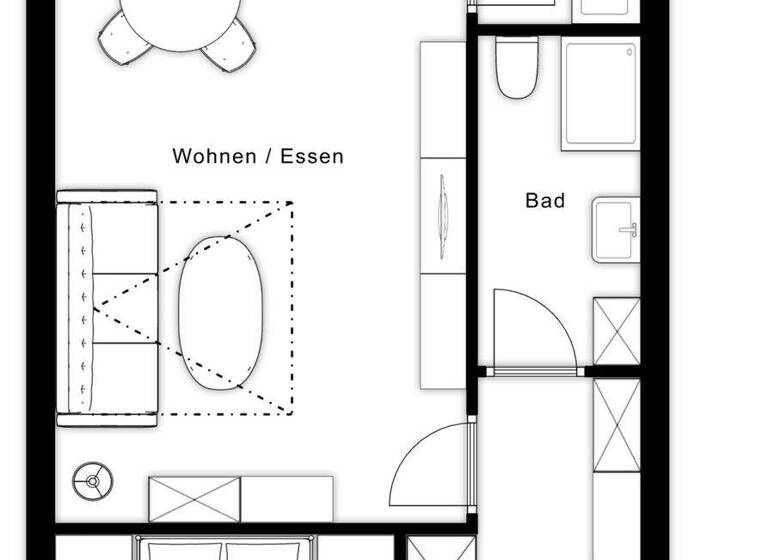 Wohnung zum Kauf 170.000 € 2 Zimmer 42 m² 1. Geschoss Bad Gastein 5640