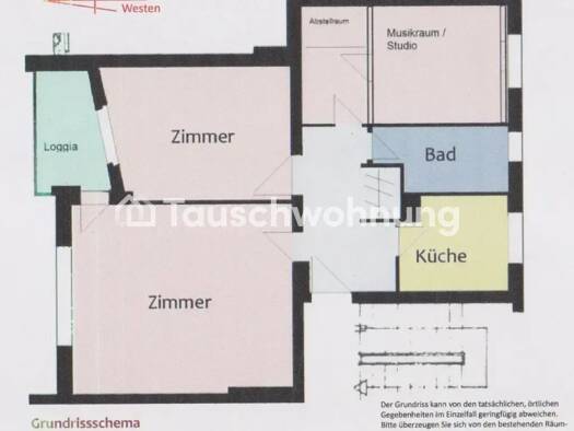 Wohnung zur Miete Tauschwohnung 650 € 3 Zimmer 61 m² 1. Geschoss Westend Berlin 10779