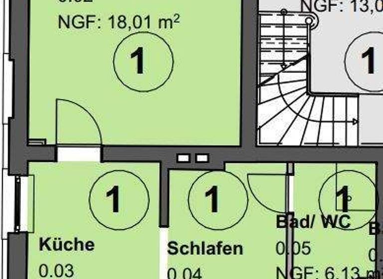 Wohnung zur Miete 380 € 1,5 Zimmer 43 m² EG frei ab sofort Lehsener Chaussee 8 Wittenburg 19243