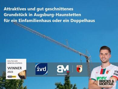 Grundstück zum Kauf 679.000 € 622 m² Grundstück Haunstetten Augsburg 86179