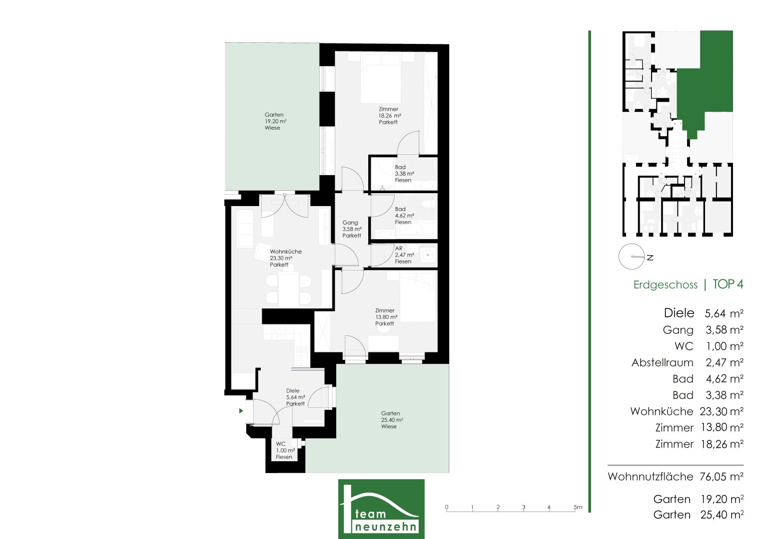 Wohnung zum Kauf 375.000 € 3 Zimmer 77 m²<br/>Wohnfläche EG<br/>Geschoss Tanbruckgasse 6 Wien 1120