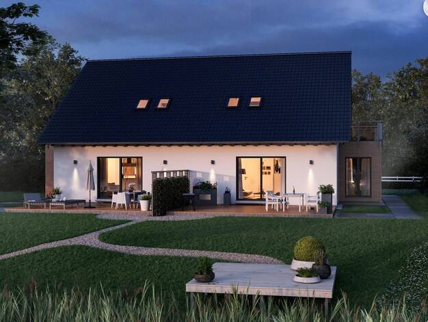 Doppelhaushälfte zum Kauf - Erstbezug provisionsfrei 491.304 € 5 Zimmer 139 m² 300 m² Grundstück Schabenhausen Niedereschach 78078