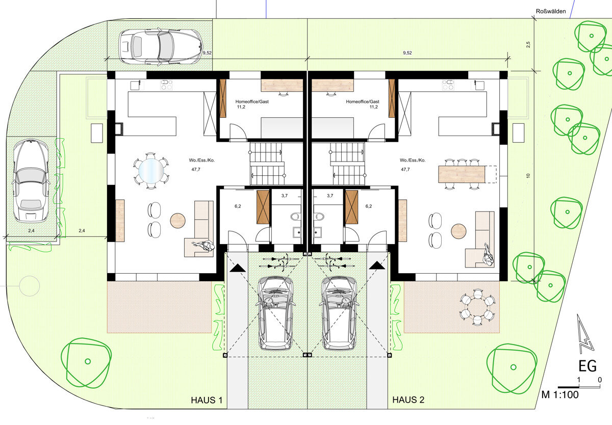 Doppelhaushälfte zum Kauf provisionsfrei 749.901 € 7 Zimmer 170 m²<br/>Wohnfläche 232 m²<br/>Grundstück Roßwälden Ebersbach an der Fils / Roßwälden 73061