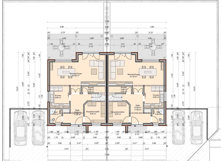 Doppelhaushälfte zum Kauf provisionsfrei 473.600 € 5 Zimmer 126,5 m² 400 m² Grundstück Stillestraße Nettelstedt Lübbecke 32312