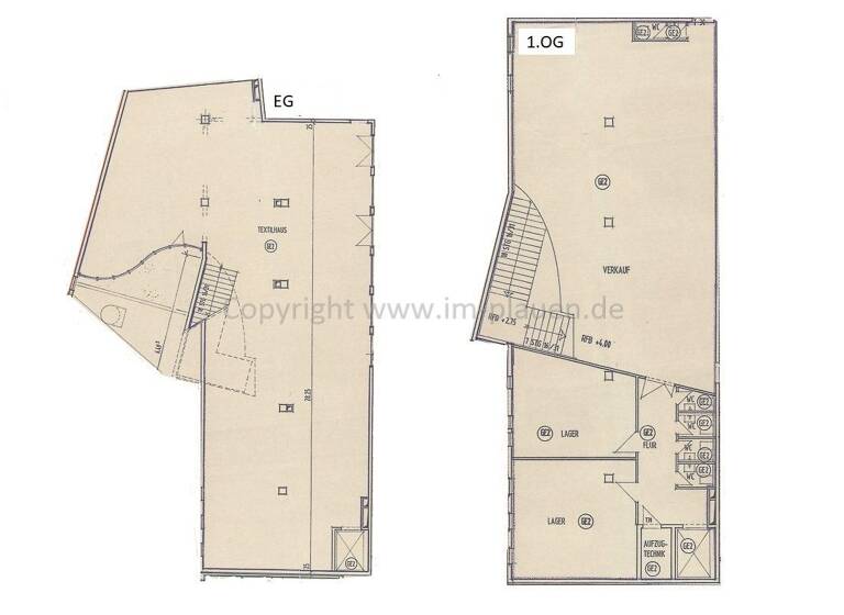 Verkaufsfläche zur Miete provisionsfrei 2.600 € 2 Zimmer 650,9 m² Verkaufsfläche teilbar ab 650,9 m² Nicolaistraße 37 Auerbach 08209