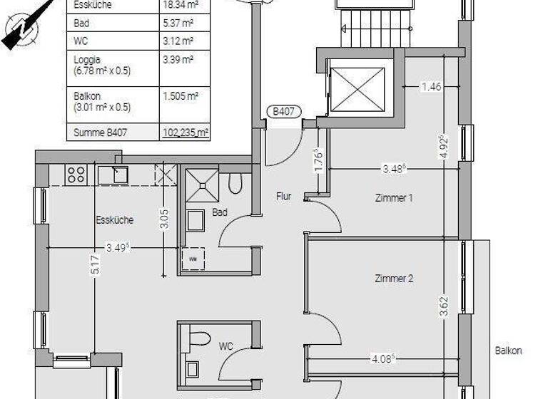 Wohnung zur Miete - Erstbezug 1.227 € 4 Zimmer 102 m² 1. Geschoss frei ab 01.05.2026 Schwäbisch Hall 74523