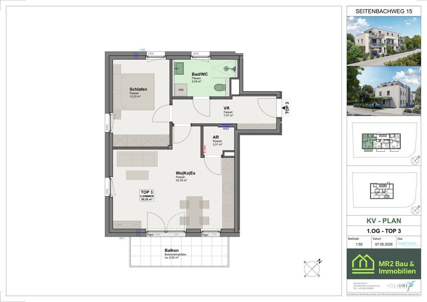 Wohnung – Salzburg, Sam, Langwied - Ansicht 4
