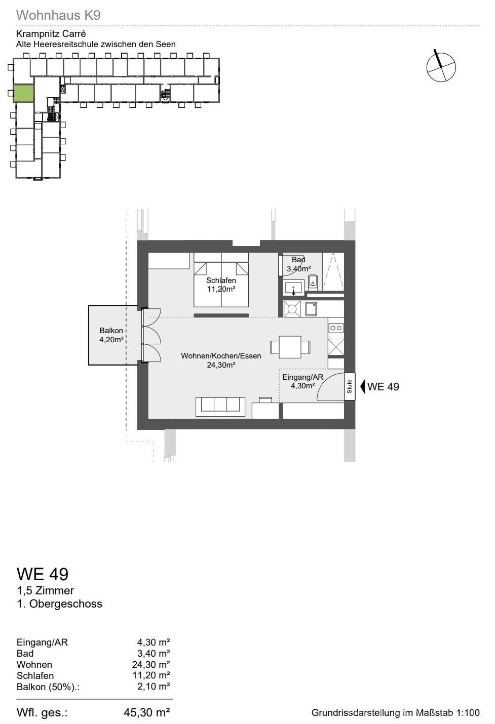 Wohnanlage zum Kauf provisionsfrei als Kapitalanlage geeignet 398.000 € 45 m²<br/>Fläche Fahrland Krampnitz 14476