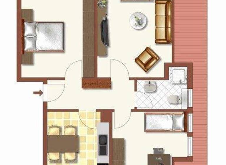 Wohnung zur Miete 672 € 3 Zimmer 58,6 m² frei ab 17.03.2026 Am Kalkhügel 10 Kalkhügel Osnabrück 49080