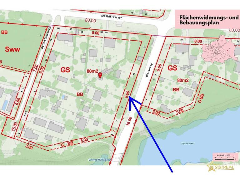 Grundstück zum Kauf 370.000 € 366 m² Grundstück Binsenweg Wien 1220