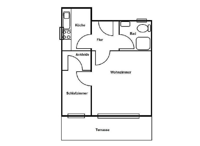 Wohnung zum Kauf 135.000 € 2 Zimmer 52,8 m² EG frei ab sofort Straße am Sund 47 Parow Kramerhof 18445