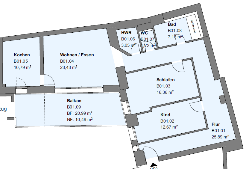 Wohnung zur Miete 1.595 € 3 Zimmer 111,6 m²<br/>Wohnfläche EG<br/>Geschoss Moningerstraße 7a Weststadt - Südlicher Teil Karlsruhe 76135