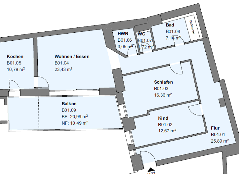 Wohnung zur Miete 1.595 € 3 Zimmer 111,6 m²<br/>Wohnfläche EG<br/>Geschoss Moningerstraße 7a Weststadt Karlsruhe 76135