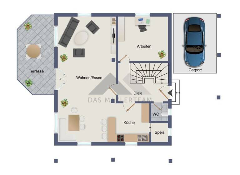 Einfamilienhaus zum Kauf 449.990 € 5 Zimmer 125 m² 528 m² Grundstück Markt Wald 86865