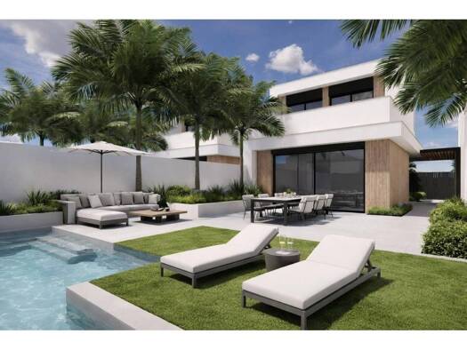 Chalet zum Kauf - Erstbezug 429.000 € 3 Zimmer 115 m² 195 m² Grundstück Los Alcázares 30710