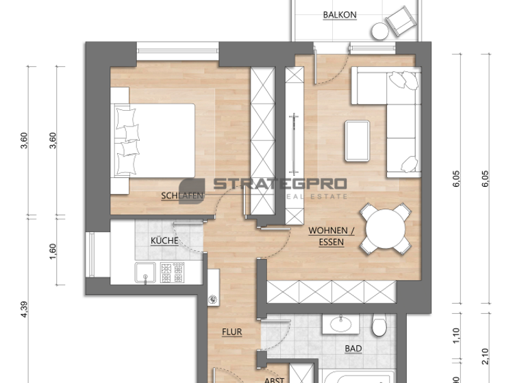 Wohnung zum Kauf 160.000 € 2 Zimmer 50 m² 2. Geschoss Neustadt-Stadt Neustadt 67433