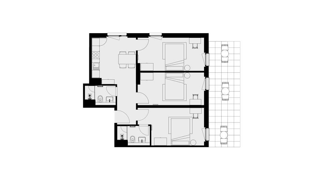 Wohnung zur Miete Wohnen auf Zeit 605 € 3 Zimmer 14 m²<br/>Wohnfläche 03.02.2025<br/>Verfügbarkeit Berliner Straße 22 Zentrum - Nord Leipzig 4105