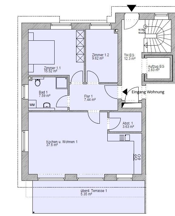 Wohnung zum Kauf provisionsfrei 343.000 € 3 Zimmer 86,7 m²<br/>Wohnfläche Heidorn Sittensen 27419