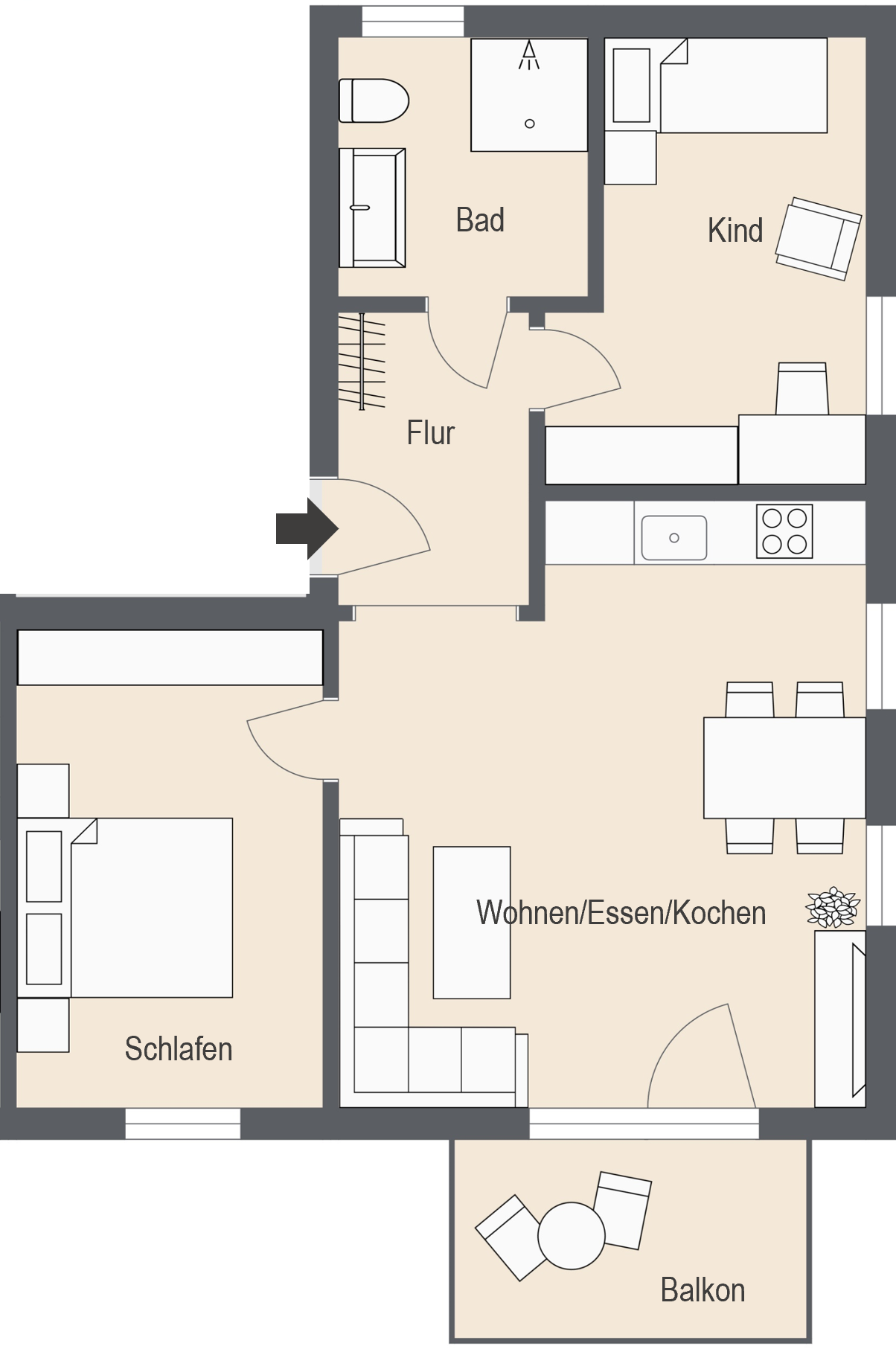 Wohnung zum Kauf provisionsfrei 749.000 € 3 Zimmer 65,5 m²<br/>Wohnfläche Untermenzing-Allach München 80999