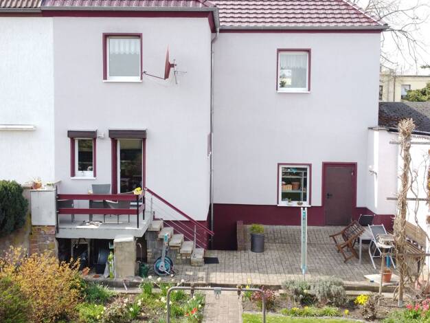 Doppelhaushälfte zum Kauf 339.000 € 5 Zimmer 133 m² 401 m² Grundstück Bierrain 5 Büschdorf Halle (Saale) 06116