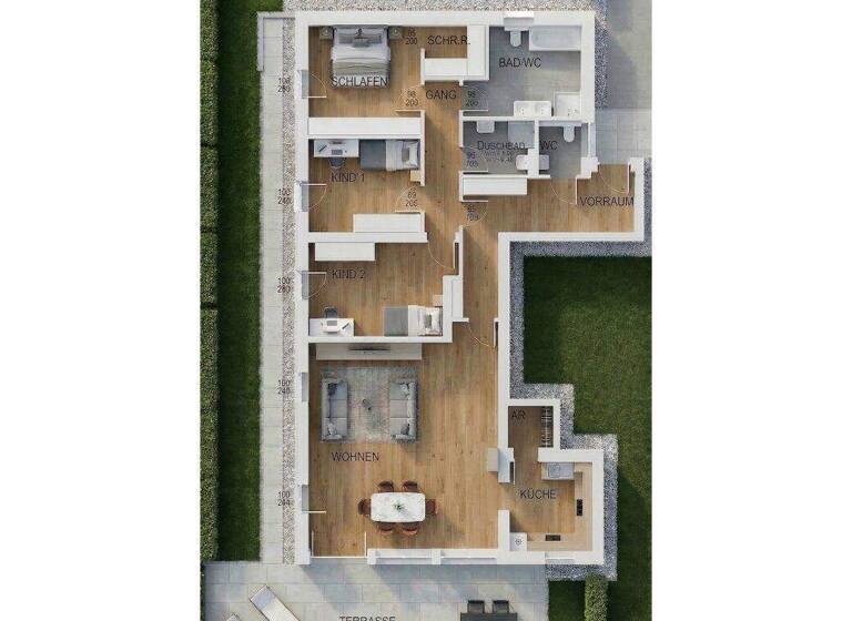 Wohnung zur Miete 2.629 € 4 Zimmer 133,5 m² EG Stiftingtalstraße 231 Ries Graz 8010