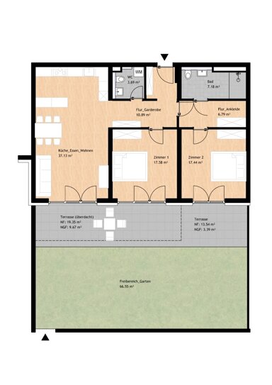 Wohnung zum Kauf provisionsfrei 513.000 € 3 Zimmer 114 m² Zell Zell 79669