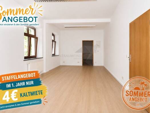 Bürofläche zur Miete 322 € 3 Zimmer 50,6 m² Bürofläche Max-Pechstein-Straße 90 Innenstadt Zwickau 08056
