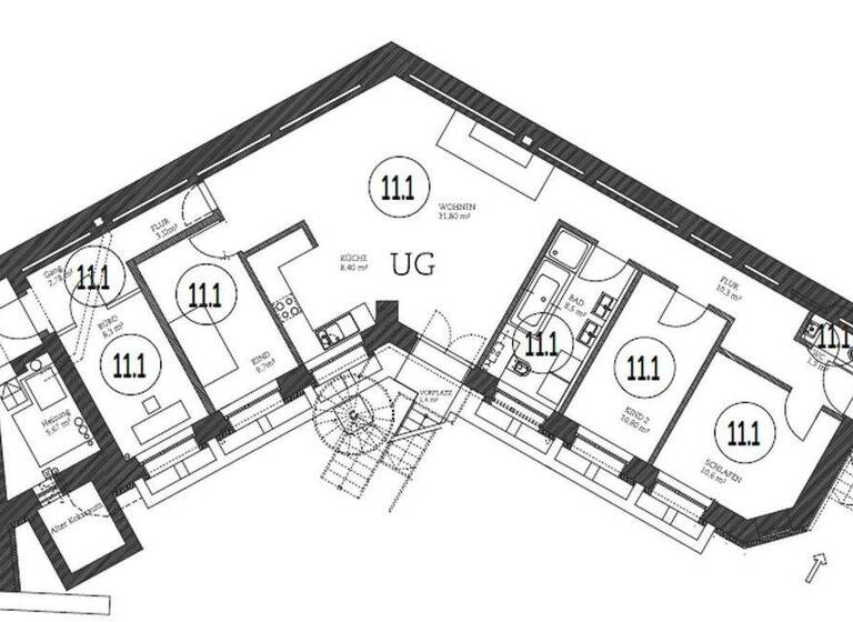 Wohnung zum Kauf provisionsfrei 329.990 € 5 Zimmer 106 m² Hainstr. 22 Gleißhammer Nürnberg 90461