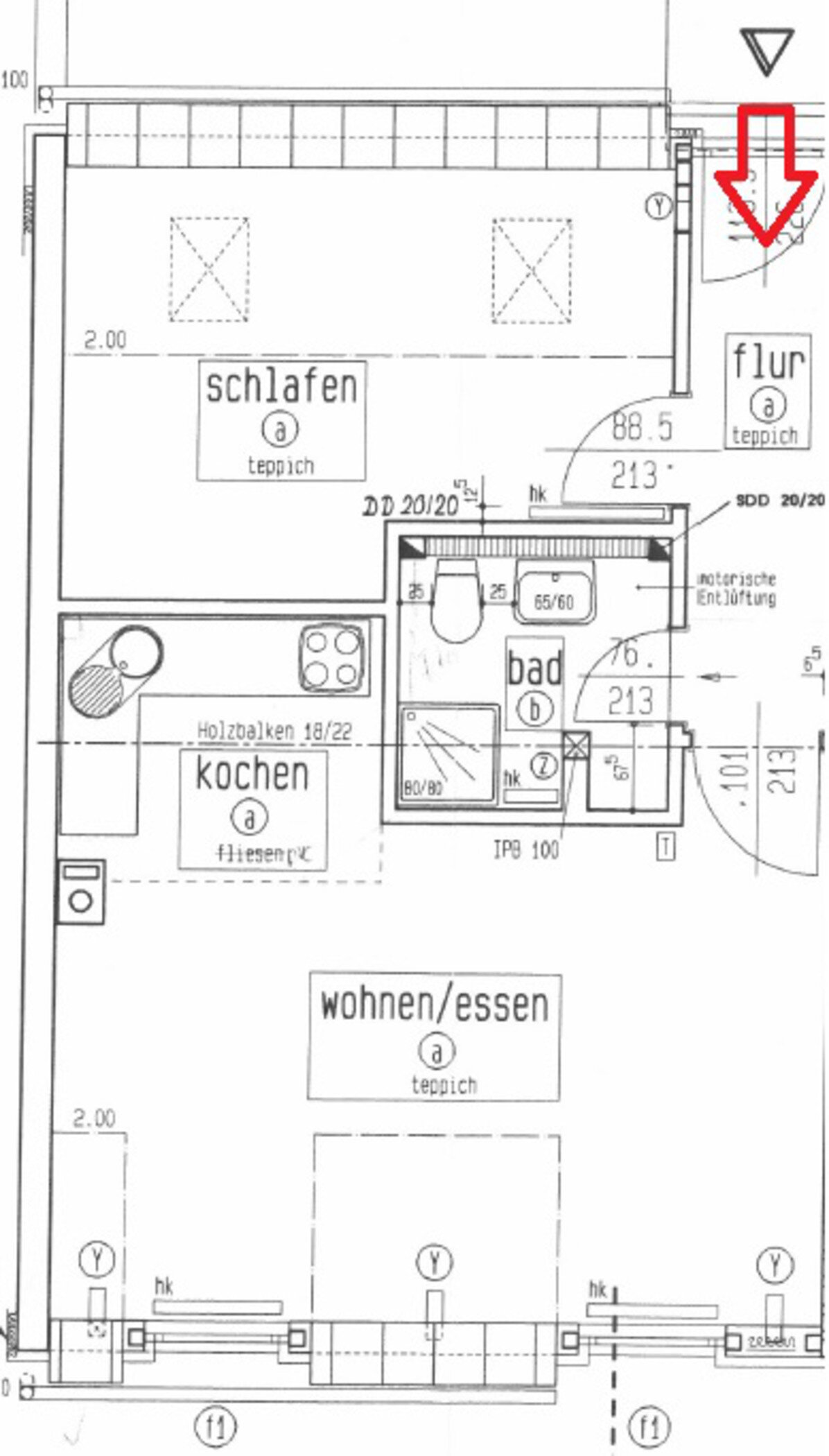 Wohnung zur Miete 250 € 2 Zimmer 45,1 m²<br/>Wohnfläche 3.<br/>Geschoss ab sofort<br/>Verfügbarkeit Friedrichstraße 26 Neundorfer Vorstadt Plauen 08523