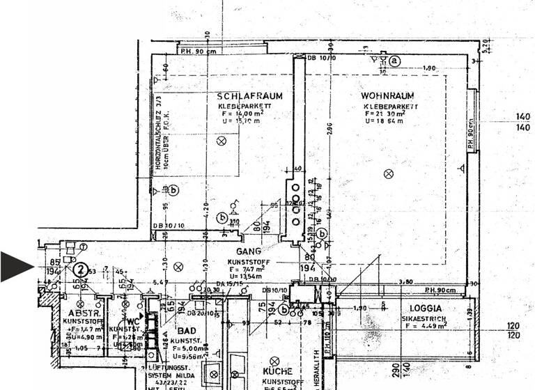 Wohnung zur Miete 497 € 2 Zimmer 61,6 m² frei ab 01.05.2026 Zinöggerweg 30 Waldegg Linz 4020