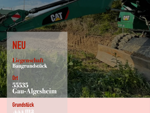 Grundstück zum Kauf 349.000 € 444 m² Grundstück frei ab sofort Gau-Algesheim 55435