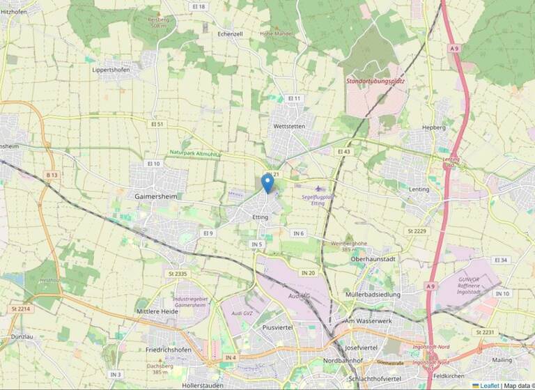 Doppelhaushälfte zum Kauf provisionsfrei 490.000 € 7 Zimmer 205 m² 682 m² Grundstück frei ab sofort Etting Ingolstadt 85055