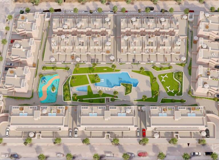 Bungalow zum Kauf provisionsfrei 259.900 € 4 Zimmer 77 m² 57 m² Grundstück Calle Comunidad Madrileña 3 Pilar de la Horadada 03190