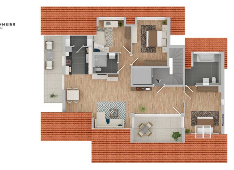 Wohnung zum Kauf - Erstbezug 1.461.000 € 5 Zimmer 122,9 m² 2. Geschoss Pullach Pullach im Isartal 82049