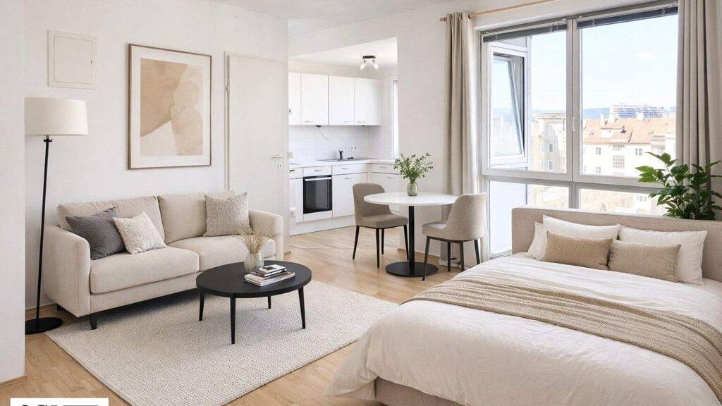 Studio zur Miete 655 € 1 Zimmer 35 m² 6. Geschoss frei ab sofort Hernalser Hauptstraße 106 Wien 1170