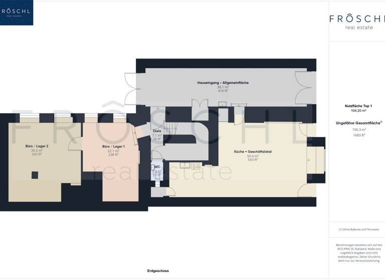 Ladenfläche zur Miete 16 € 3 Zimmer 50,4 m² Verkaufsfläche Zwettl-Niederösterreich 3910