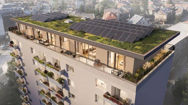 Penthouse zum Kauf - Erstbezug provisionsfrei 364.000 € 2 Zimmer 52 m² Hesselbergring 11 Röthenbach West Nürnberg 90449