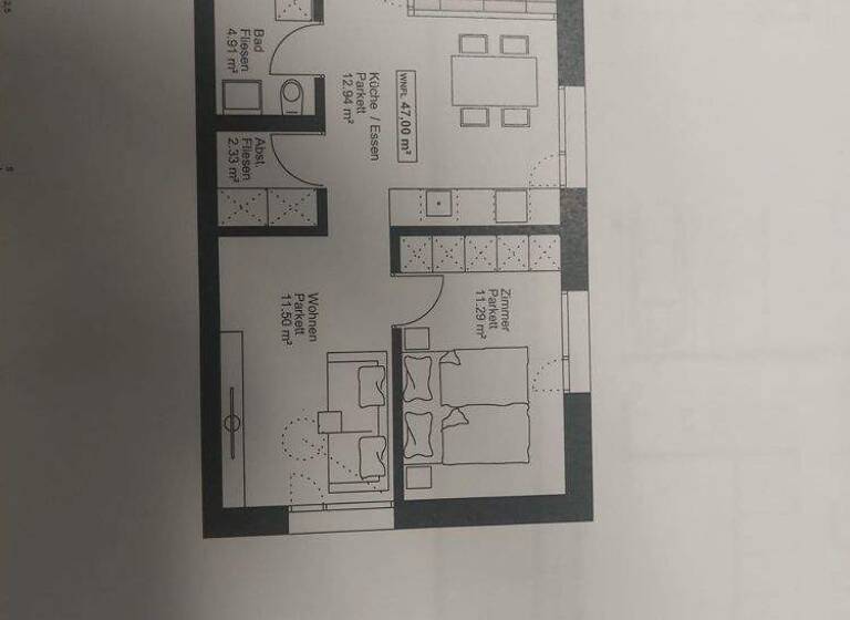 Wohnung zur Miete 1.200 € 2 Zimmer 47 m² 1. Geschoss frei ab sofort Hofsteigstr. 94 Hard 6971