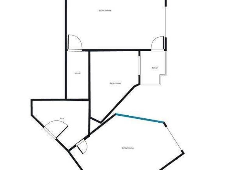 Wohnung zur Miete 567 € 2 Zimmer 54 m² 1. Geschoss frei ab 08.03.2026 Steubenstr. 3 Altenbochum Bochum 44803