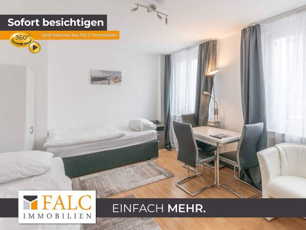 Wohnung zur Miete Wohnen auf Zeit 1.500 € 1 Zimmer 25 m² frei ab sofort Schützenbahn 15 Stadtkern Essen 45127