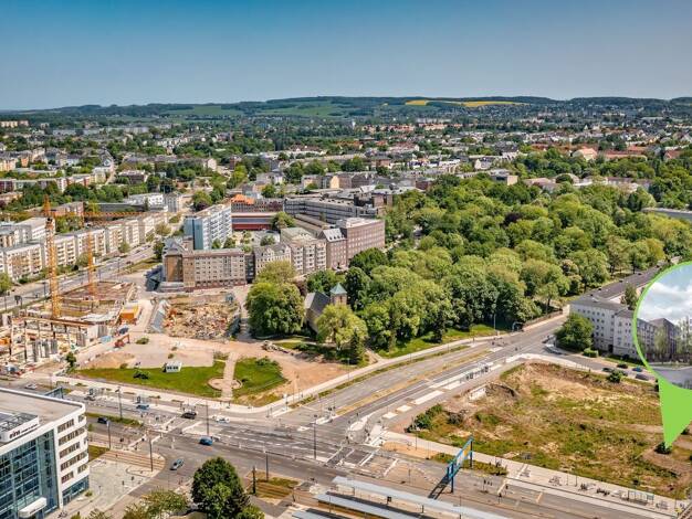 Wohnung zum Kauf - Erstbezug provisionsfrei als Kapitalanlage geeignet 380.000 € 4 Zimmer 85,5 m² Zschopauer Straße 2 Zentrum Chemnitz 09111