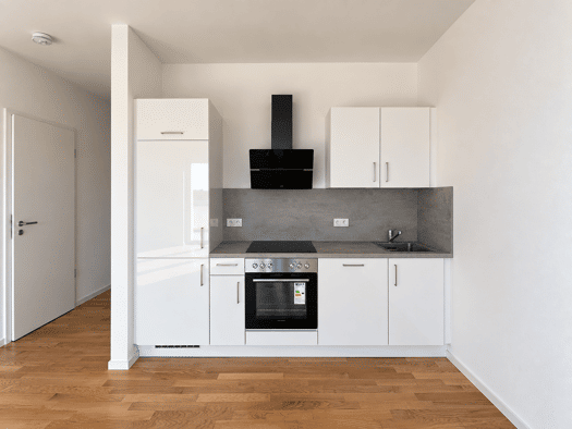 Wohnung zur Miete - Erstbezug 745 € 1 Zimmer 45,8 m² 4. Geschoss Dösner Weg Zentrum-Südost Leipzig 04103