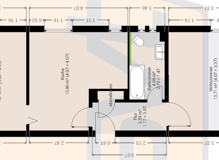 Wohnung zum Kauf 75.000 € 3 Zimmer 45 m² 1. Geschoss Georg-Schwarz-Straße 6 Zwenkau 04442