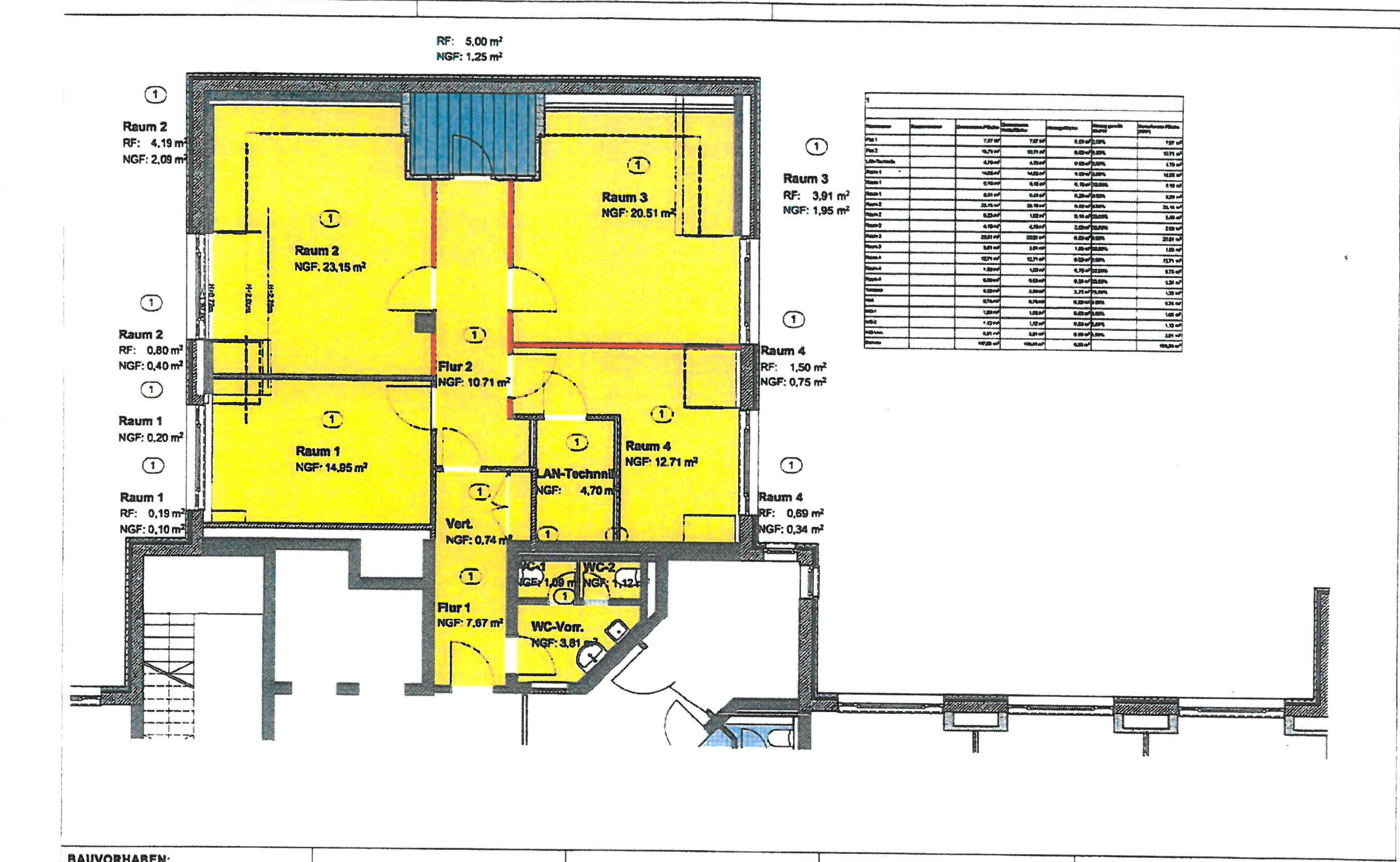 Bürofläche zur Miete provisionsfrei 943 € 4 Zimmer 101 m²<br/>Bürofläche Großhezrog-Friedrich-Straße 40 Rußhütte Saarbrücken 66111