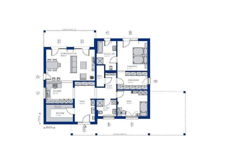 Bungalow zum Kauf 517.073 € 4 Zimmer 146 m² 806 m² Grundstück Heyrothsberge 39175